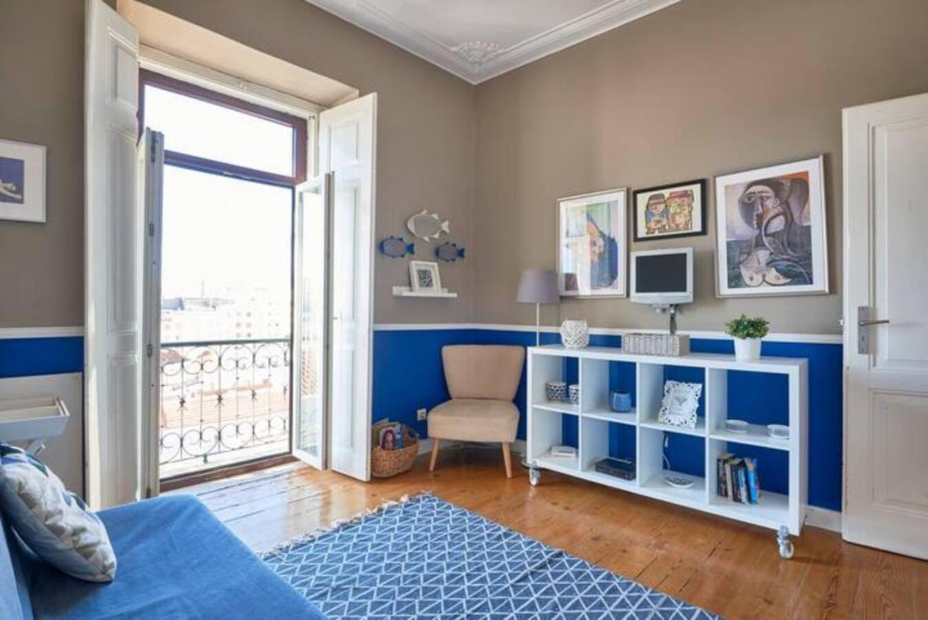 Central & Calm With Great View Lisboa Exteriör bild